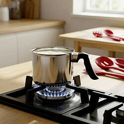 Avis Cheffinger Casserole à Lait 12cm Inoxydable avec Bec Verseur et Poignée Isolante Argent