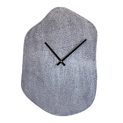Table Passion Horloge Organic argent 50 x 35 cm en métal