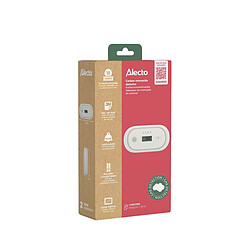 Alecto Détecteur Monoxyde Carbone avec Écran LCD Alarme 85 dB Puissant Blanc pas cher