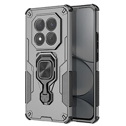 Avizar Coque pour Redmi Note 15 Pro 5G avec Anneau Rotatif et Fonction Support Gris