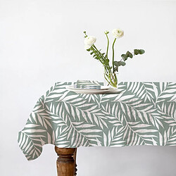 Future Home Lot nappe carrée + 2 serviettes de table déperlante feuillage