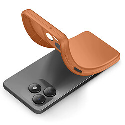 Avizar Coque pour Honor X5c Plus en Silicone Souple avec Renfort Bloc Caméra Marron pas cher