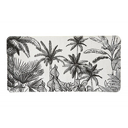 Guy Levasseur Tapis de bain antidérapant imprimé tropical 60x120cm
