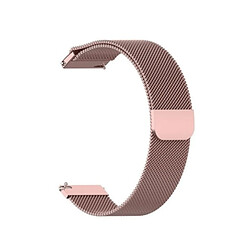 Bracelet Milanaise PHONECARE Pour Huawei Watch GT Runner 2 - Rose Clair