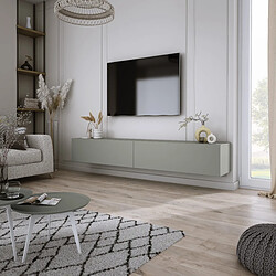 3XELIVING Meuble TV : Aloès, 200 (2 x 100) x 34 x 32 cm