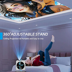 Avis INF Projecteur HD Prise EU Android avec Support: 1080P, Support 4K, WiFi, Bluetooth 5.0