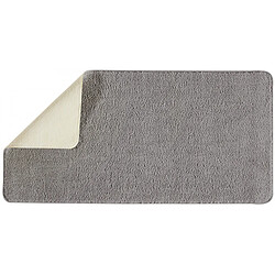 Guy Levasseur Tapis de bain uni en polyester gris 60x120cm