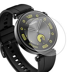 Avis 3 Verres trempé avec bordures noires pour Huawei Watch GT 4 41mm 1.32"- Visiodirect