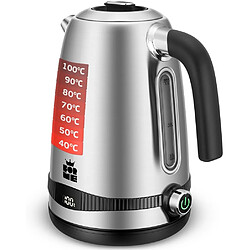 ForMe Bouilloire For Me 1,7?L inox LED 2200?W réglable