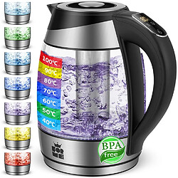 ForMe Bouilloire For Me 1,8 L verre LED 2200 W réglable