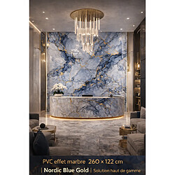Acheter PROTOCOLE HOME Panneaux muraux effet marbre Nordic Blue 122x260 cm
