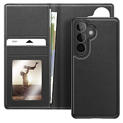 Mayaxess Étui Portefeuille 2 en 1 pour Galaxy S26 Plus avec Coque Détachable Noir