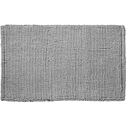 Guy Levasseur Tapis de bain en polycoton uni gris 50x80cm