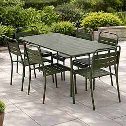 Ensemble table & chaises