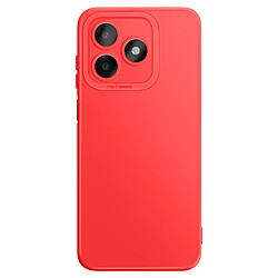 Avizar Coque pour Honor X5c Plus en Silicone Souple avec Renfort Bloc Caméra Rouge
