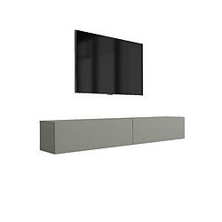 3XELIVING Meuble TV : Aloès, 200 (2 x 100) x 34 x 32 cm