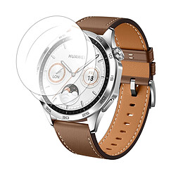 2 Verres trempé avec bordures noires pour Huawei Watch GT 4 46mm 1.43"- Visiodirect