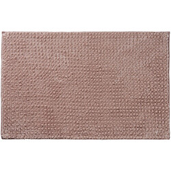 Guy Levasseur Tapis de bain chenille 50x80 en polyester uni rose 50x80cm