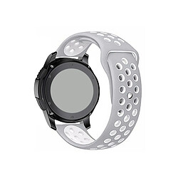Bracelet SportyStyle PHONECARE Pour Huawei Watch GT Runner 2 - Gris Blanc