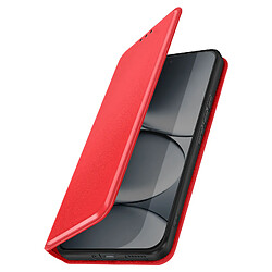 Avizar Étui Folio pour Redmi Note 15 Pro 5G avec Porte-cartes et Fonction Support Rouge