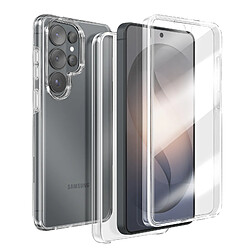 Avizar Coque Intégrale pour Galaxy S26 Ultra Protection 360° en Silicone Transparent