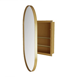Acheter ByteLike Meuble de salle de bains avec miroir ovale