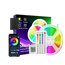 INF Kit de Ruban Lumineux LED RGB 10m - Changement Multicolore, 24V, Télécommande Incluse