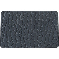 Guy Levasseur Tapis de bain galet à mémoire de forme gris 50x80cm