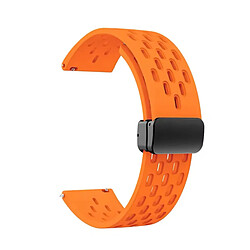 Bracelet MagneticBreathSilicon PHONECARE Pour Huawei Watch GT Runner 2 - Orange