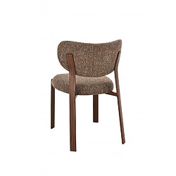 Amadeus Chaise Dino noyer (lot de 2)