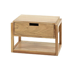 JLC KREATION Table de chevet en bois massif AERIA