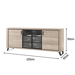 Acheter JLC KREATION Buffet contemporain de salle à manger 225cm PERO
