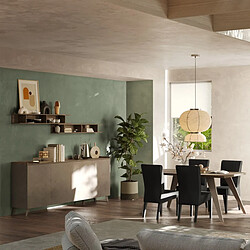 JLC KREATION Buffet bas moderne 4 portes 240cm RADOST - Buffet de ...