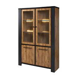 JLC KREATION Salle manger complète LED en bois avec table ovale SAMANTHA pas cher