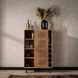 Avis JLC KREATION Armoire à vin en bois massif DELIS