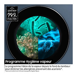 Lave-linge frontal 9kg 1400 tours/min - WW90FG3M05AW - SAMSUNG pas cher