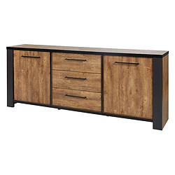 Avis JLC KREATION Salle manger complète LED en bois avec table ovale SAMANTHA