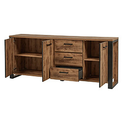 Acheter JLC KREATION Salle à manger complète MONA (Buffet + Table pied X)