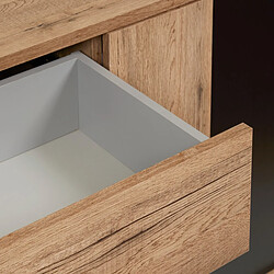 Acheter JLC KREATION Buffet industriel en bois 220cm 4 portes + tiroir PEDRO