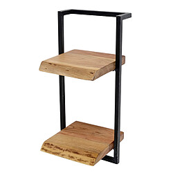 JLC KREATION Étagère murale en bois et métal H65cm ERNEST