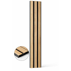 PROTOCOLE HOME Lambris PVC décoratif 290 x 59,9 cm, surface lisse, à coller.