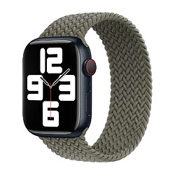 Bracelet Solo tressé pour Apple Watch | 38/40/41/42 mm - Taille 5 - Olive