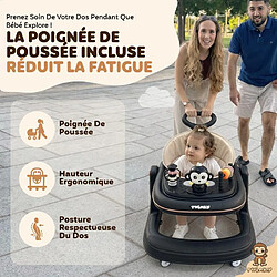 Avis Twinky Trotteur GO 3 en 1 Avec Tapis De Sol (Noir)