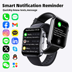 INF Montre connectée : mesure la fréquence cardiaque, la pression artérielle, l'oxygène dans l pas cher