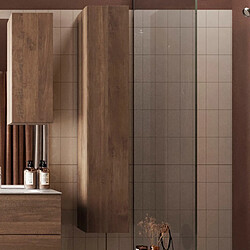 JLC KREATION Colonne salle de bain bois naturel TERRA