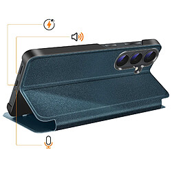 Acheter Avizar Étui Clapet pour Galaxy S26 Conception Bi-Matière avec Fonction Support Bleu canard