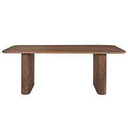 JLC KREATION Table à manger ovale en bois de manguier 200cm JEANNE pas cher