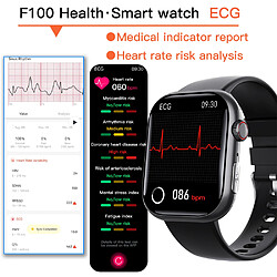 Acheter INF Montre connectée ECG avec moniteur de fréquence cardiaque et moniteur d'activité physique,