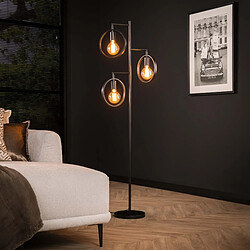 JLC KREATION Lampadaire industriel en métal 3 lampes GRETA