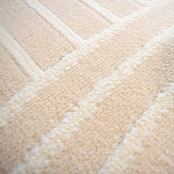 Acheter UnAmourDeTapis Tapis couloir 80x300 tissé beige rectangle motif géométrique LYN49 ARCROL